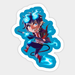 Chibi Blue Exorcist Sticker